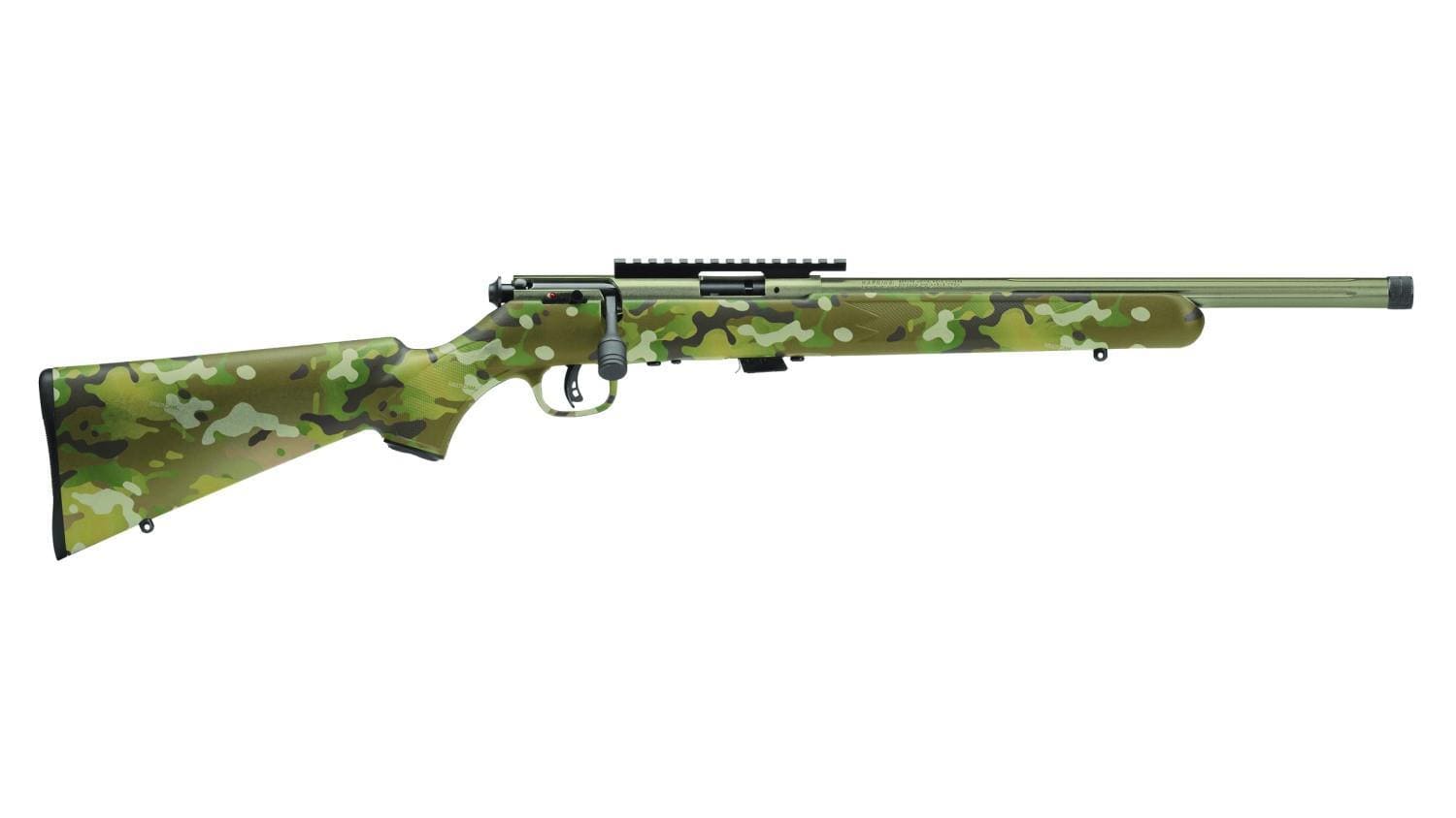 HL 852ＭＬ+FS－ＳＶ　AGS22 Savage 93 FV-SR Bolt Action Rifle, 22 WMR, Multicam