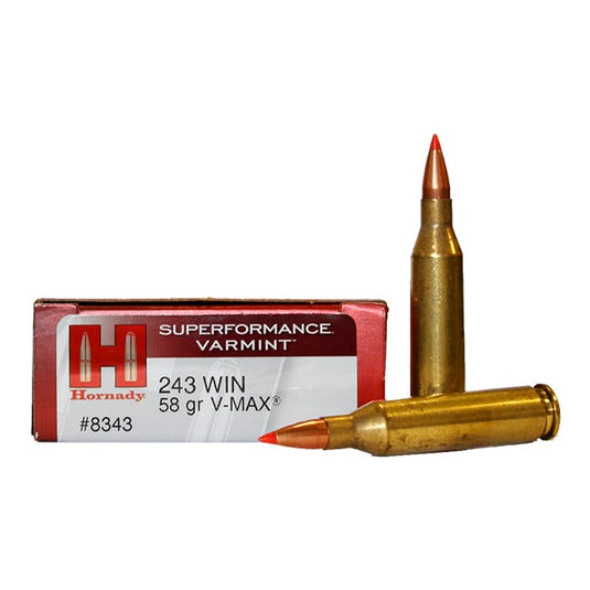 HORNADY SUPERFORMANCE 243 58 GRAIN VMAX