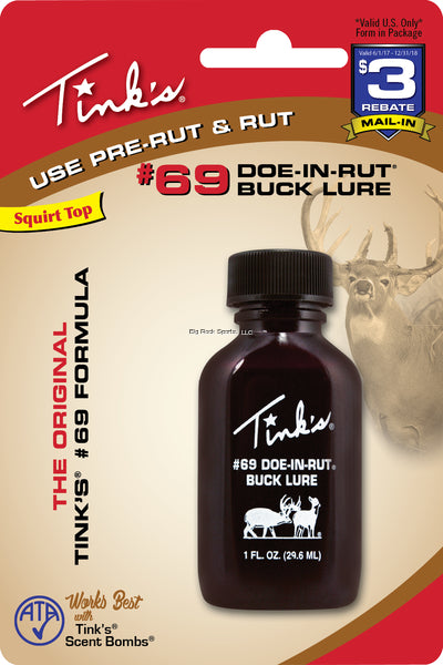 Tink's W6366TL #69 Doe-in-Rut Buck Lure, 1 oz