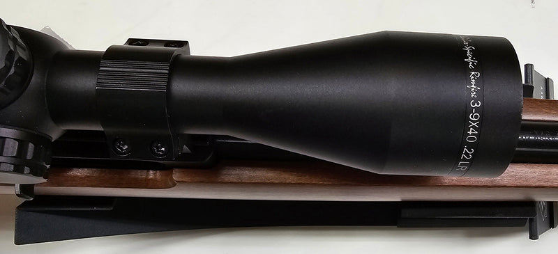 Load image into Gallery viewer, Ruger 10/22 Wood stock, blued barrel with Scope
