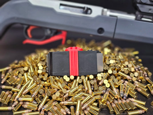 Ruger 10/22 10 Round Dual Magazine Coupler Red | FWGC