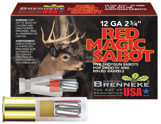 Brenneke Red Magic Sabot, 12 Ga 2-3/4