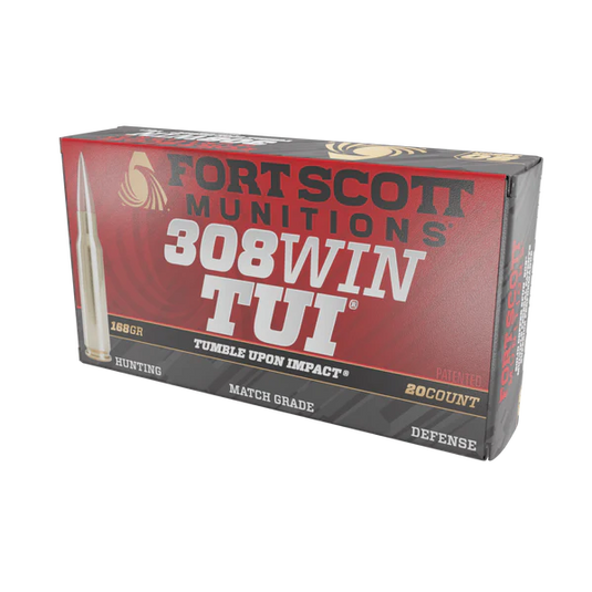 Fort Scott Munitions 168gr 308win TUI