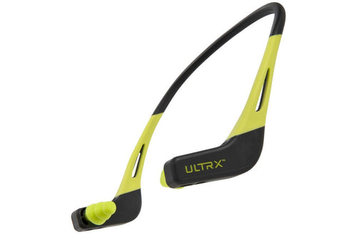 ULTRX Wave Banded Ear Plugs, Gray/Yellow | FWGC