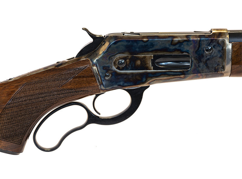 Load image into Gallery viewer, Davide Pedersoli 86/71 Premium 45-70 Gov 24&quot; Match Barrel Walnut Stock Colour Case Hardened Frame Lever Action Rifle 5 Round Capacity | FWGC
