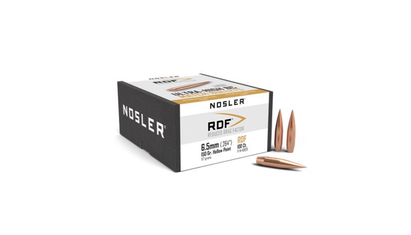 Load image into Gallery viewer, Nosler RDF 6.5mm .264&quot; 150GR Hollow Point 100CT | FWGC
