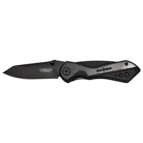 Load image into Gallery viewer, Camillus Machine Folding Knife 2.75&quot; SS Blade Carbon Fiber | FWGC
