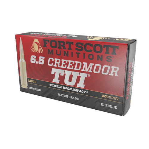 Fort Scott Munitions 6.5 Creedmore TUI 123gr