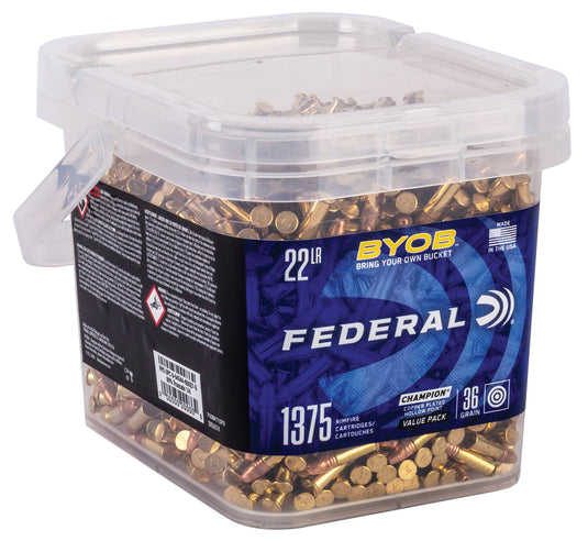 Federal Champion BYOB - .22LR, 36gr, CPHP, Bucket of 1,375 | FWGC
