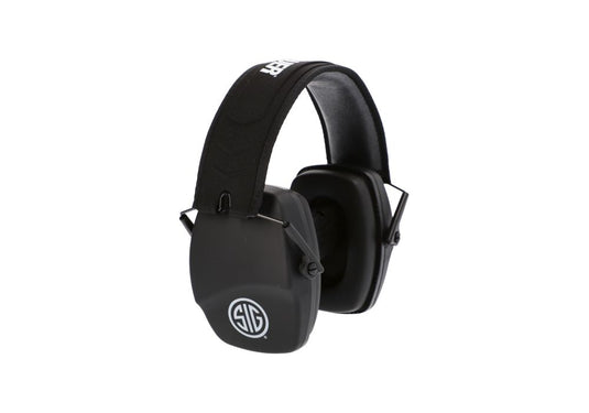 Axil SIG TRACKR Passive Earmuffs, Matte Finish, Black | FWGC