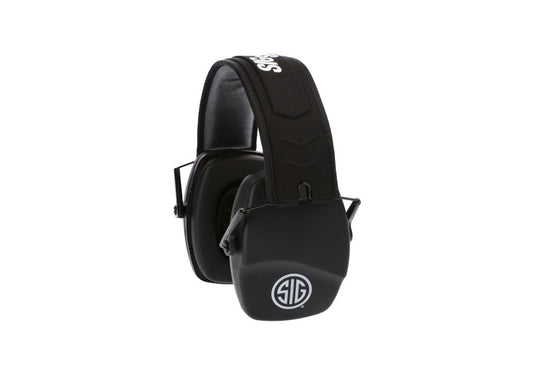 Axil SIG TRACKR Passive Earmuffs, Matte Finish, Black | FWGC