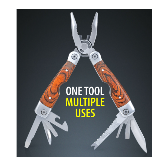 Maxam Multi-Tool with Wood Handle