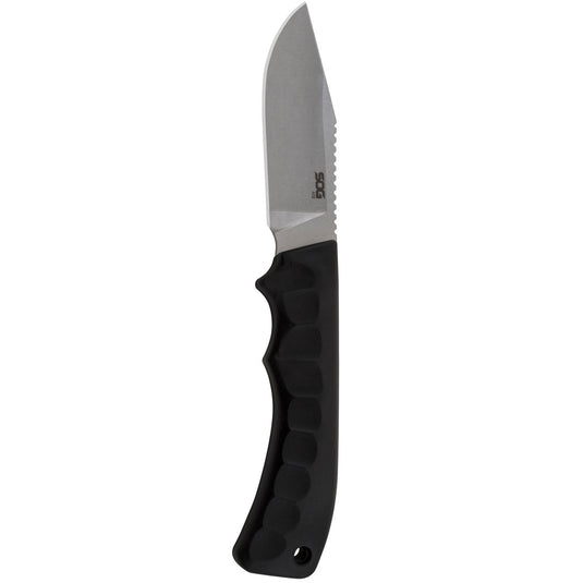 SOG Ace Fixed 3.8" Stonewashed Plain Blade | FWGC