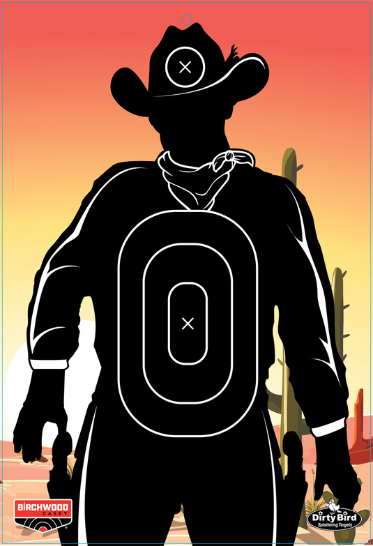 Birchwood 6-Pack 12x18 Targets Gunslinger Skyline | FWGC