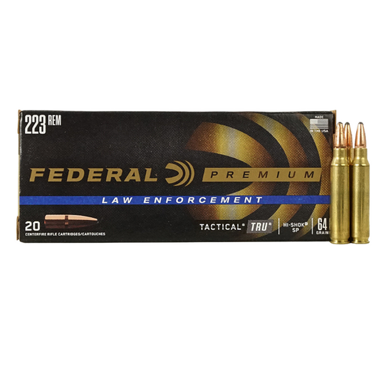 Federal Law Enforcement Tactical (TRU) - .223 Rem., 64gr, SP, Box of 20