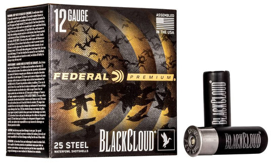 Federal Black Cloud FS Steel, 12 Gauge, 2 Shot, 2-3/4 in, 1 1/8 oz, 1500 fps | FWGC