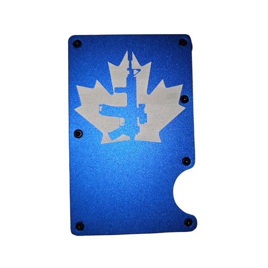 Etch Works Aluminum RFID Wallet - EHr-15 | BLUE | FWGC