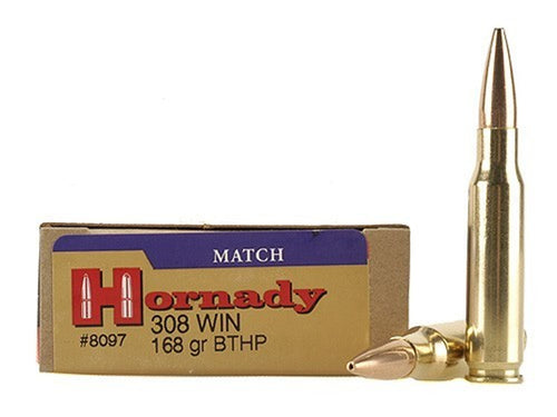 Hornady 308 168Gr H8097