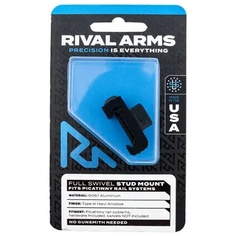 Rival Arms RA-RA92M2B Full Swivel Stud Mount Black | FWGC
