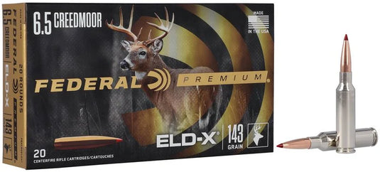 Federal Premium ELD-X - 6.5 Creedmoor, 143 Grain, 2700 fps | FWGC