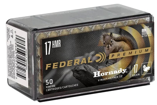 Federal Premium V-Max, 17 HMR, 17 GR V-Max, 2530 fps | FWGC