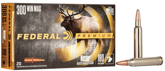 Federal Premium Nosler Partition 300 WIN MAG 180GR | FWGC