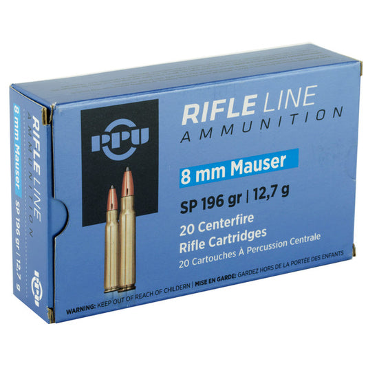 PPU 8mm Mauser 196 GR SP 20RDS | FWGC