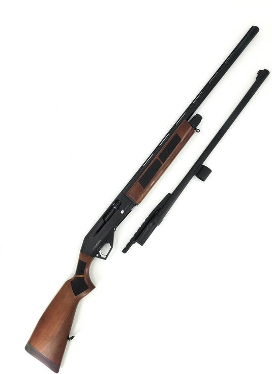 Federation Firearms Pursuit 12GA Semi 2 barrel combo Hardwood stock