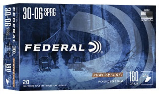 Federal Powershock 30-06 180GR Soft PT | FWGC