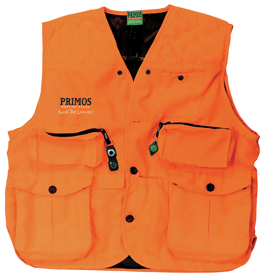 Primos GunHunter's Blaze Orange Hunting Vest, Medium | FWGC