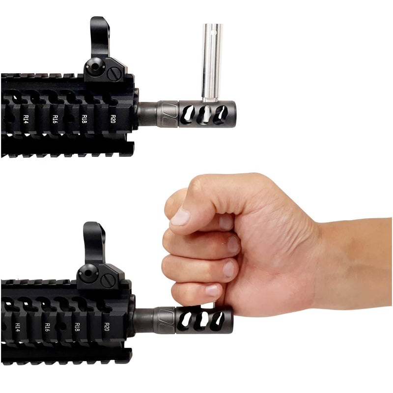 Load image into Gallery viewer, Spearhead Machine Tracker 3Port Muzzle Brake | FWGC

