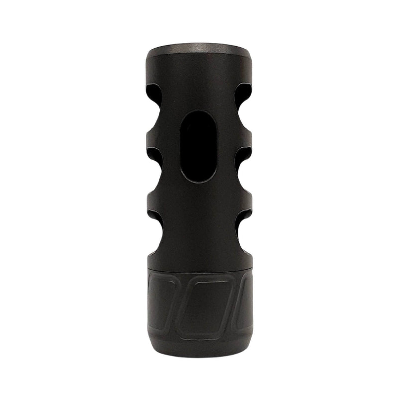Load image into Gallery viewer, Spearhead Tracker Self Timing Muzzle Brake 3 Port .223/6MM 1/2x28 BLK | FWGC
