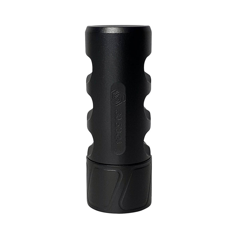 Load image into Gallery viewer, Spearhead Tracker Self Timing Muzzle Brake 3 Port .30CAL 5/8x24 BLK | FWGC
