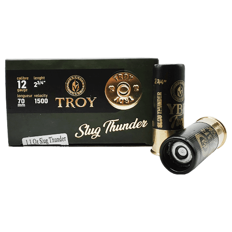 Troy Slug Thunder 12 Gauge 1.1oz 1400 FPS 2-3/4 inch Slug | FWGC
