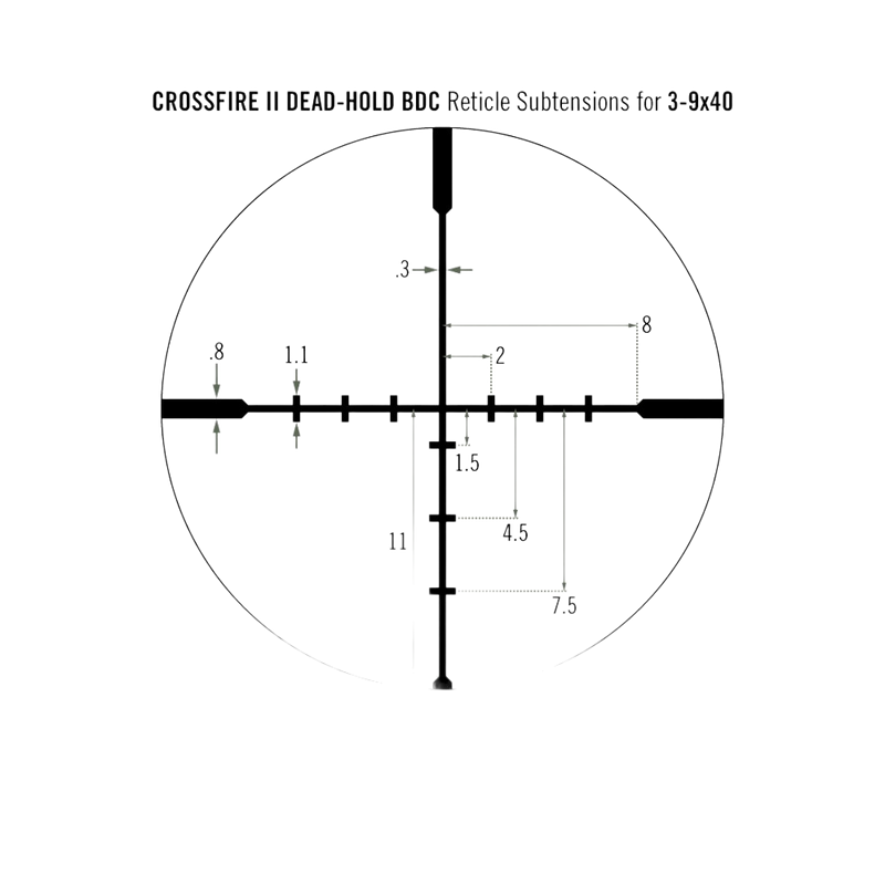 Load image into Gallery viewer, VORTEX CROSSFIRE II 3-9X40 1&#39;&#39; BDC | FISHING WORLD GC CANADA
