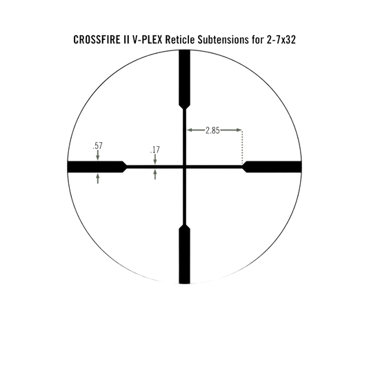 VORTEX CROSSFIRE II RIMFIRE 2-7X32 1" | FISHING WORLD GC | CANADA