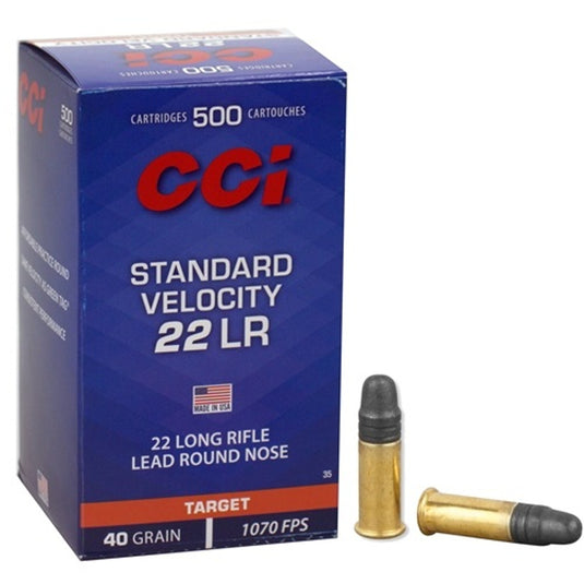CCI 22LR 40GR Standard Velocity, 500 Rounds | FWGC