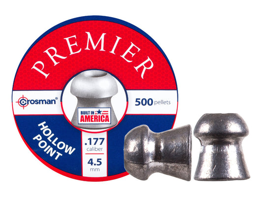 Crosman Premier Pellets .177 P 7.9 gr Hollow Point 500 count | FWGC