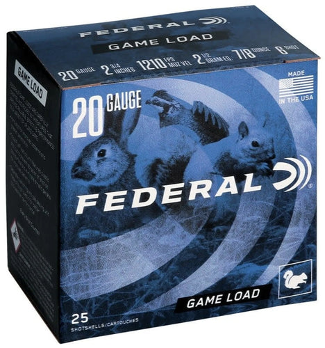 Federal 20ga 2 3/4 #6