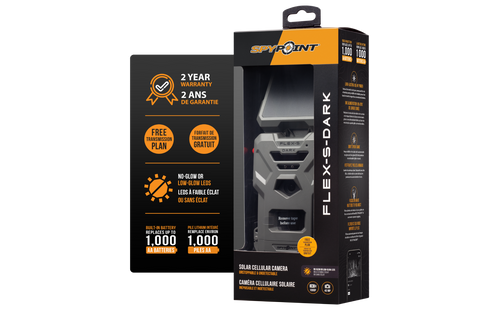 Spypoint Dark Solar Powered Cellular Trail Camera | FWGC