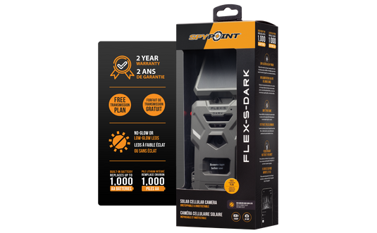 Spypoint Dark Solar Powered Cellular Trail Camera | FWGC