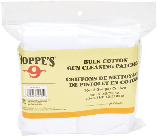 Hoppes gun patches 16-12ga