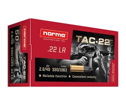 Norma Tac-22 .22 LR Rimfire Ammunition, 40 Grain | FWGC
