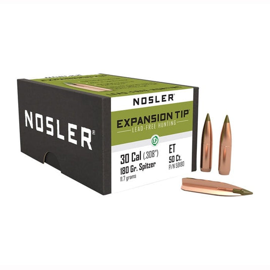 Nosler Expansion tip lead free 30 CAL .308
