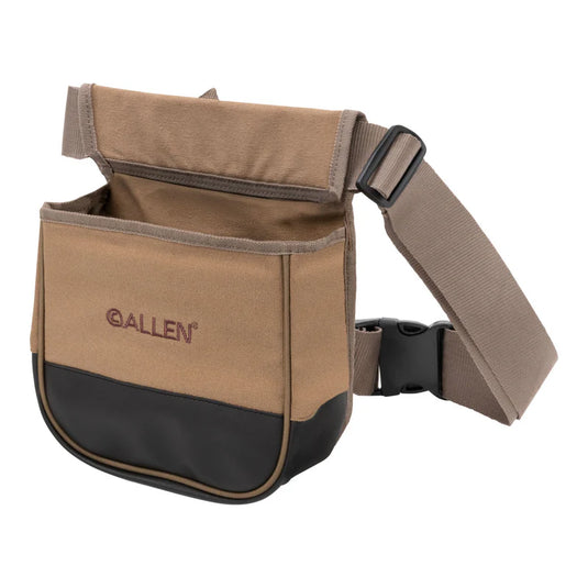 Allen Shotgun Shell Pouch w/ Belt, Soft Canvas & Leather | FWGC