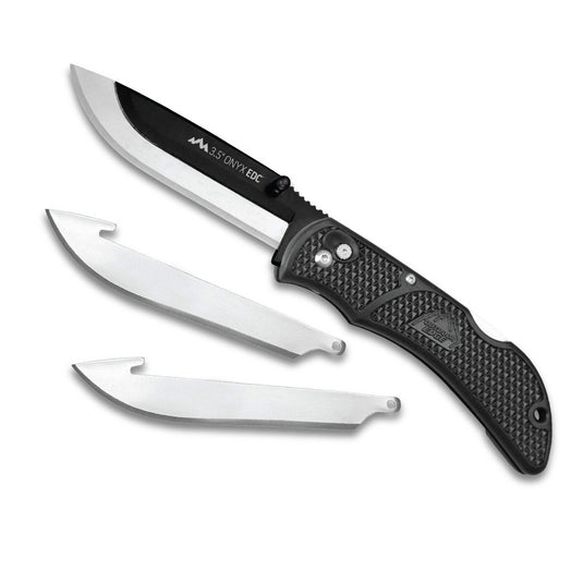 Outdoor Edge OX-10 Onyx Edc Razor Blade Folding Knife |  FWGC