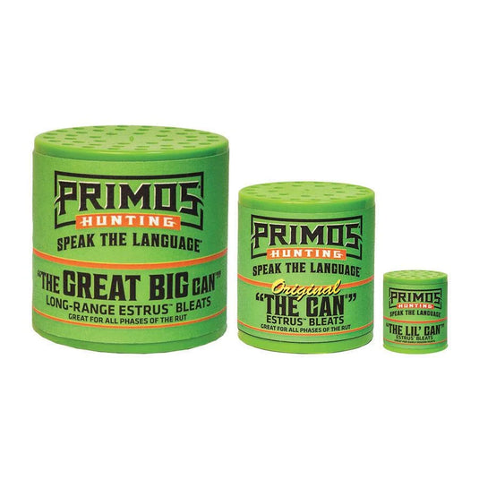 Primos The Can Family Pack w/Lil Original & Great Big Can's Deer Call | FWGC