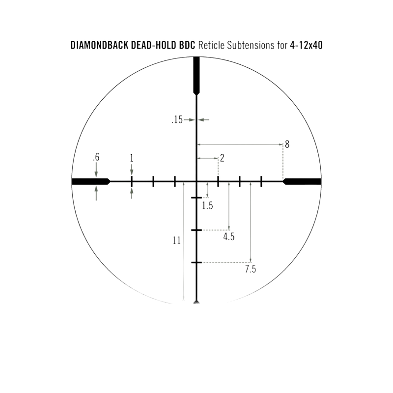 Load image into Gallery viewer, VORTEX DIAMONDBACK 4-12X40 RIFLESCOPE BDC | SCOPE VIEW | FISHING WORLD GC CANADA
