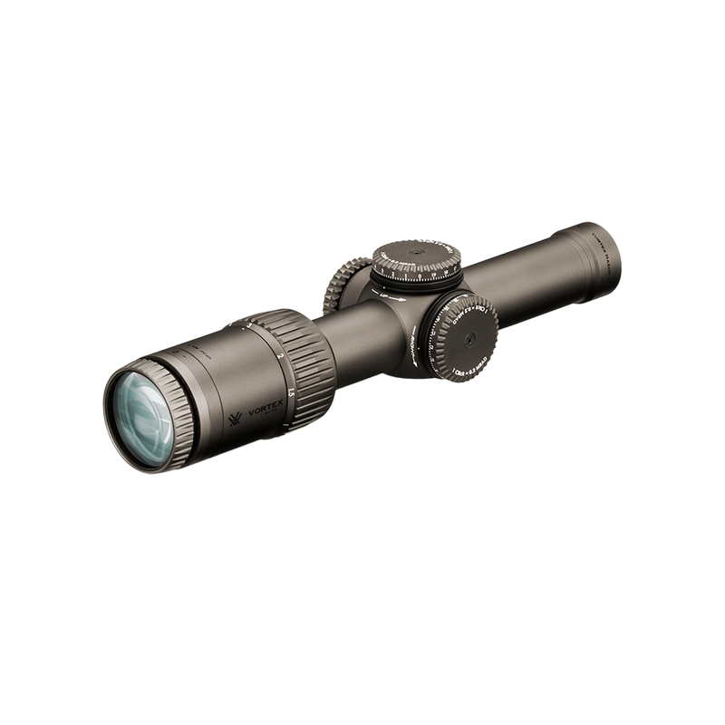 Load image into Gallery viewer, VORTEX RAZOR GEN II HD-E 1-6X24 RIFLESCOPE VMR-2 MRAD | FRONT SIDE LEFT ANGLE | FISHING WORLD GC CANADA
