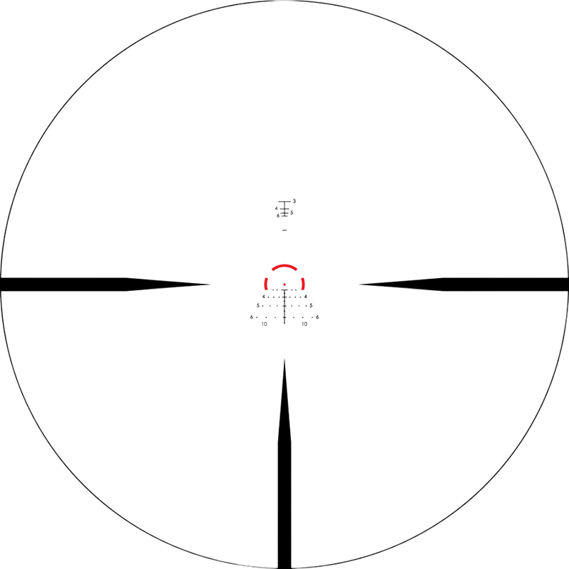 Load image into Gallery viewer, VORTEX STRIKE EAGLE 1-6X24 RIFLESCOPE WITH AR-BDC3 | SCOPE VIEW | FISHING WORLD GC CANADA
